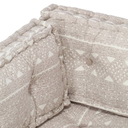 Cuscino per Divani Pallet Marrone Chiaro in Tessuto Patchwork