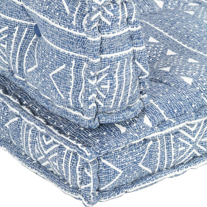 Cuscino per Divani Pallet Indaco in Tessuto Patchwork