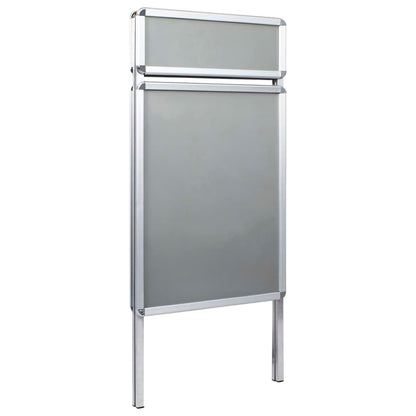 Supporto per Poster Clienti A1 con Testata in Alluminio