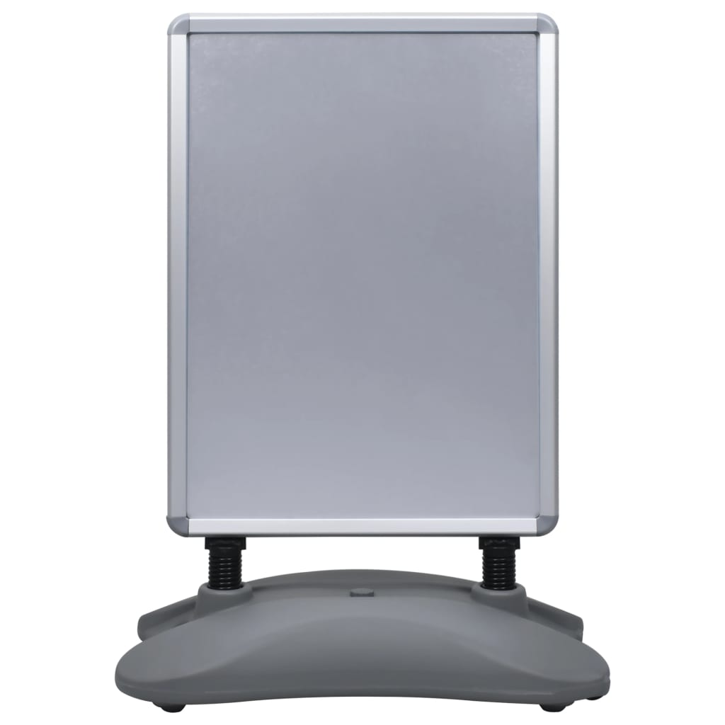 Piedistallo per Poster A1 Base ad Acqua Grigio Lega Alluminio