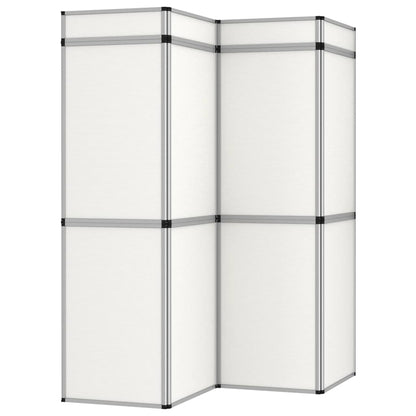 Parete Espositiva Pieghevole 12 Pannelli 242x200 cm Bianchi