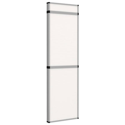 Parete Espositiva Pieghevole 12 Pannelli 242x200 cm Bianchi