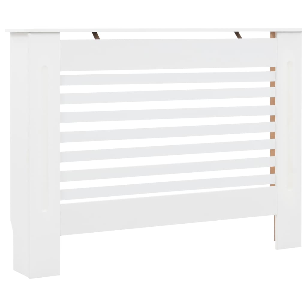 Coperture per Radiatori 2 pz Bianche 112x19x81,5 cm in MDF