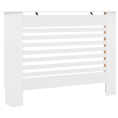 Coperture per Radiatori 2 pz Bianche 112x19x81,5 cm in MDF