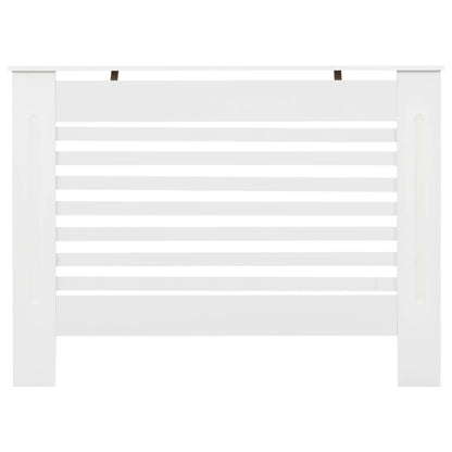 Coperture per Radiatori 2 pz Bianche 112x19x81,5 cm in MDF