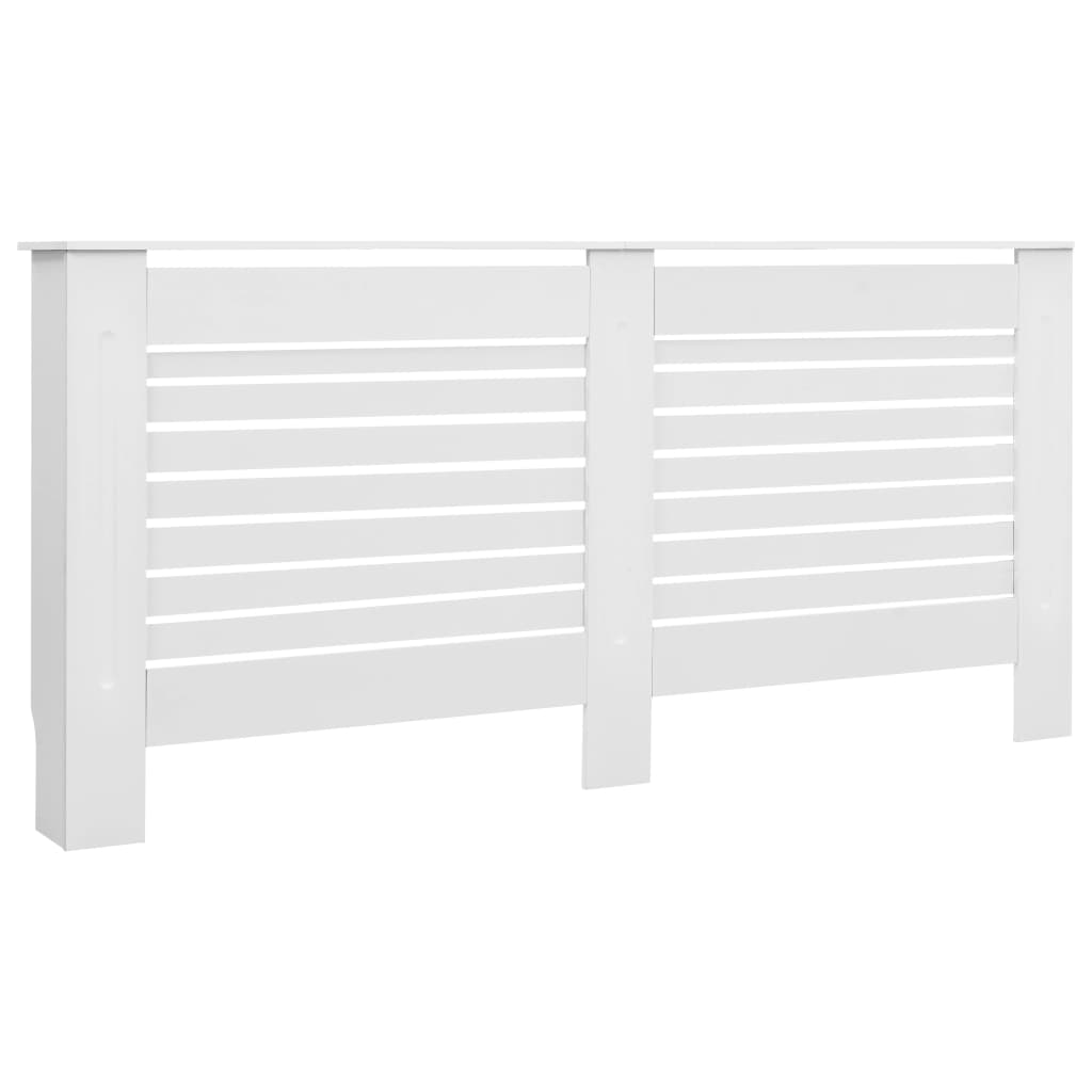 Coperture per Radiatori 2 pz Bianche 172x19x81,5 cm in MDF
