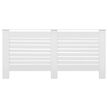 Coperture per Radiatori 2 pz Bianche 172x19x81,5 cm in MDF