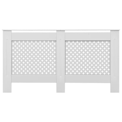 Coperture per Radiatori 2pz Bianche 152x19x81,5 cm in MDF