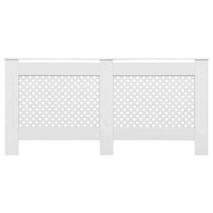 Coperture per Radiatori 2 pz Bianche 172x19x81,5 cm in MDF