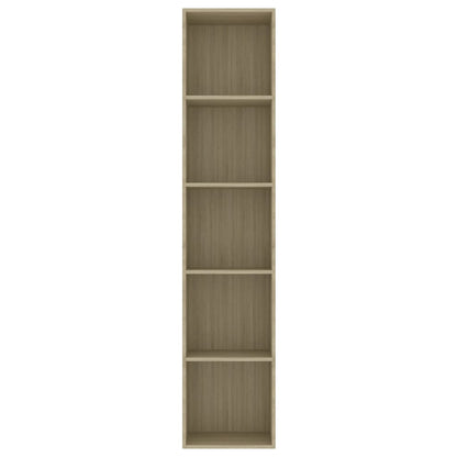 Libreria Rovere Sonoma 40x30x189 cm in Legno Multistrato