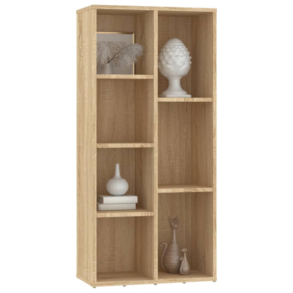 Libreria Rovere Sonoma 50x25x106 cm in Legno Multistrato