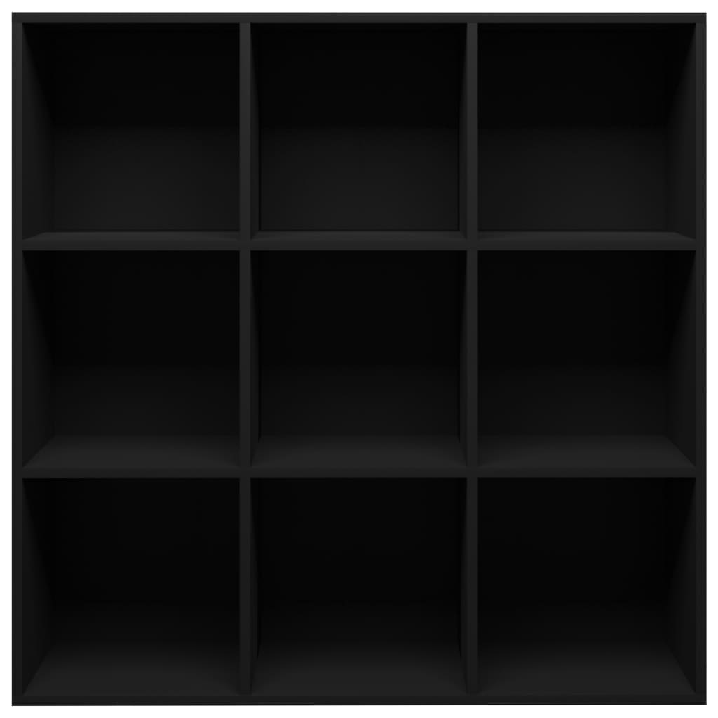 Libreria Nera 98x29x97,5 cm in Legno Multistrato