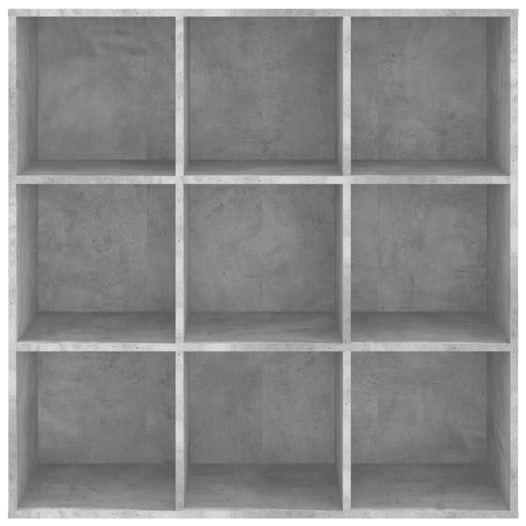 Libreria Grigio Cemento 98x29x97,5 cm in Legno Multistrato