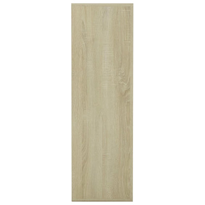 Libreria Bianca e Rovere Sonoma 98x29x97,5 cm Legno Multistrato