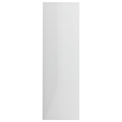 Libreria Bianco Lucido 98x29x97,5 cm in Legno Multistrato
