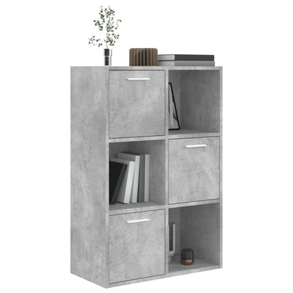 Armadietto Grigio Cemento 60x29,5x90 cm in Legno Multistrato