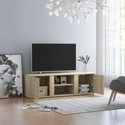 Mobile Porta TV Rovere Sonoma 120x34x37 cm in Legno Multistrato