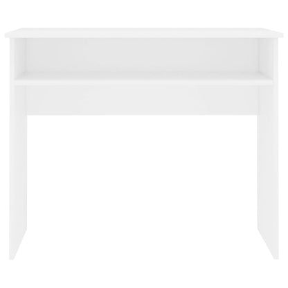 Scrivania Bianca 90x50x74 cm in Legno Multistrato
