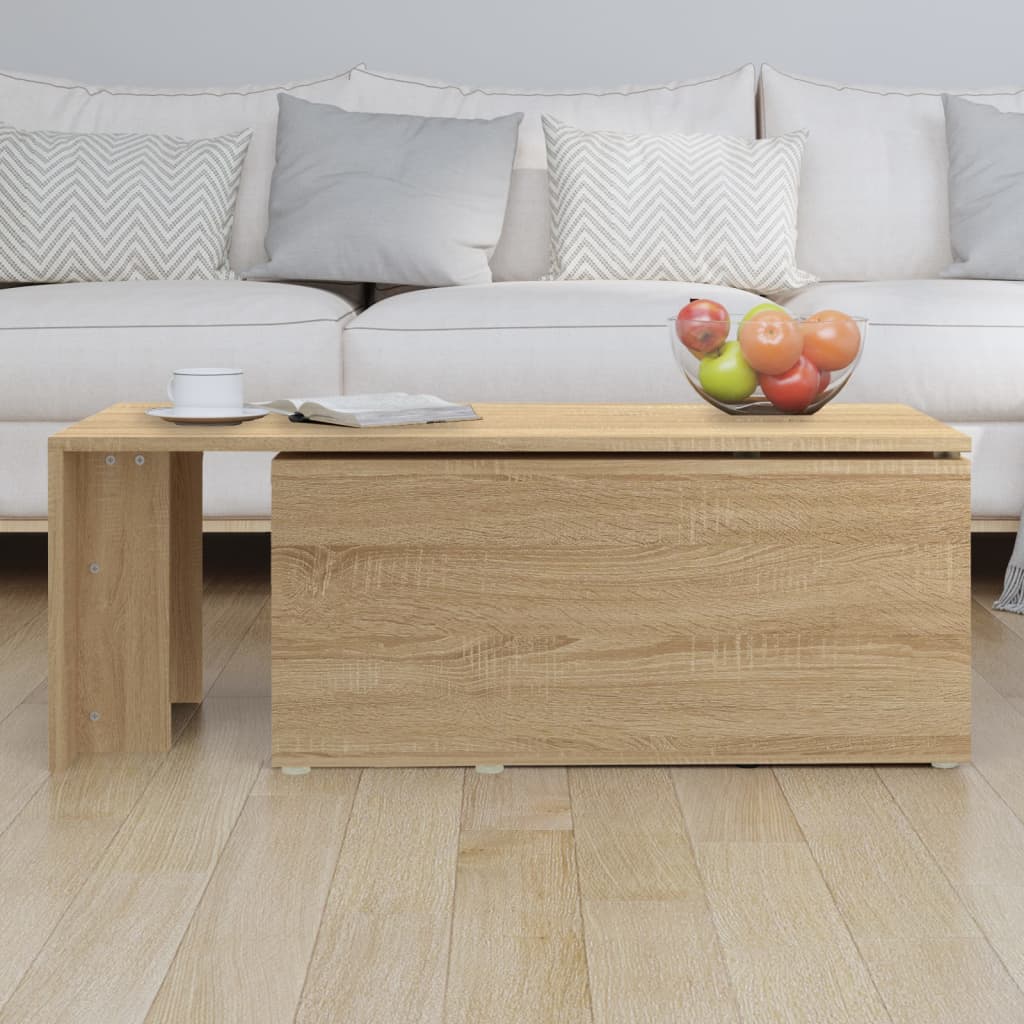 Tavolino da Salotto Rovere Sonoma 150x50x35cm Legno Multistrato