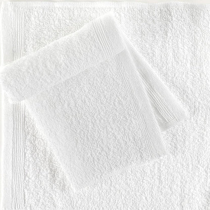 Asciugamani per Ospiti 50 pz 350 gsm 30x30 cm Bianchi
