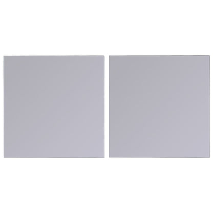 Piastrelle in Vetro a Specchio senza Cornice 16 pz 20,5 cm