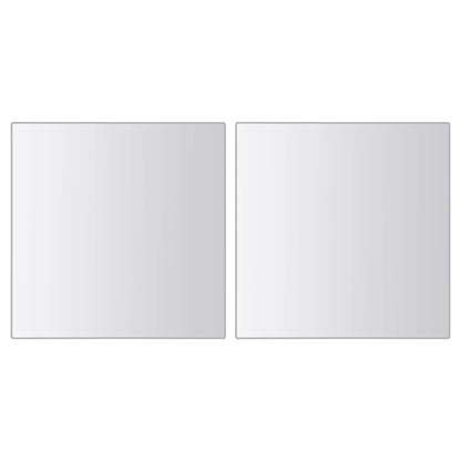 Piastrelle a Specchio 48 pz Quadrate in Vetro