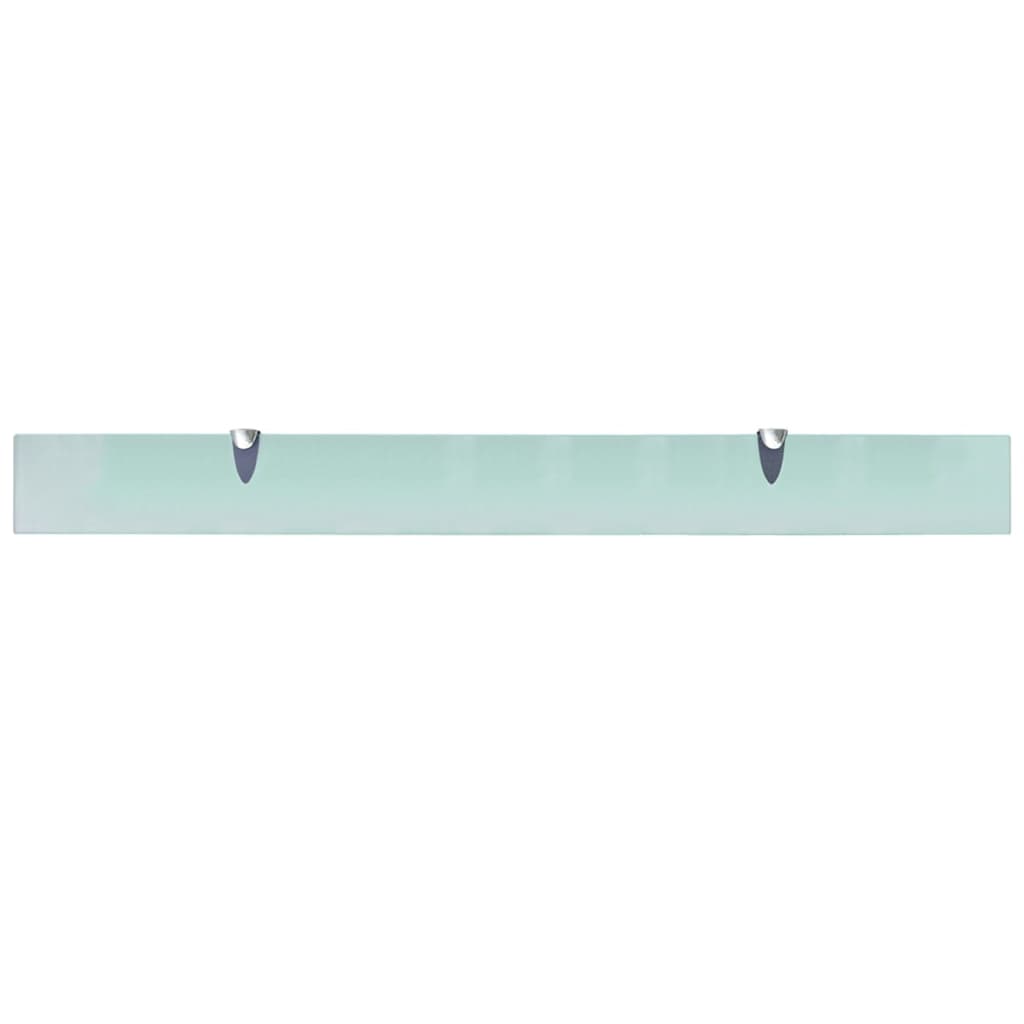 Mensole Galleggianti 2 pz in Vetro 100x10 cm 8 mm