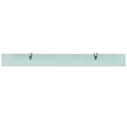 Mensole Galleggianti 2 pz in Vetro 100x10 cm 8 mm