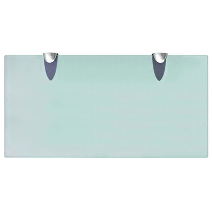 Mensole Galleggianti 2 pz in Vetro 40x20 cm 8 mm