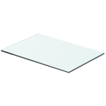 Mensole in Vetro Trasparente 2 pz 40x20 cm