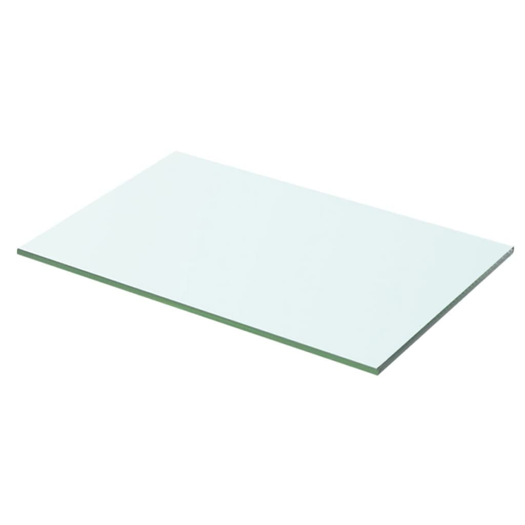 Mensole in Vetro Trasparente 2 pz 50x25 cm