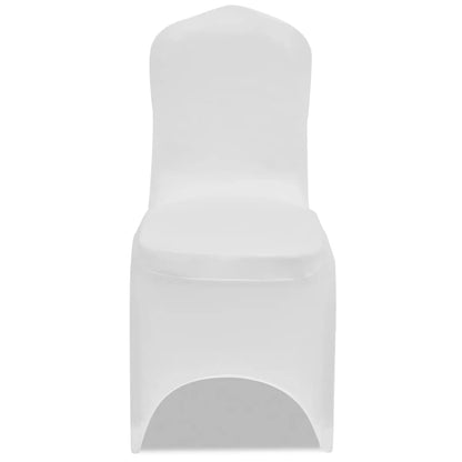 Coprisedie in Tessuto Elasticizzato Bianco 18 pz