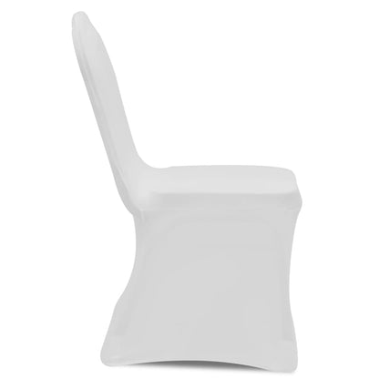 Coprisedie in Tessuto Elasticizzato Bianco 24 pz
