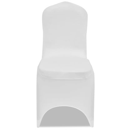Coprisedie in Tessuto Elasticizzato Bianco 30 pz