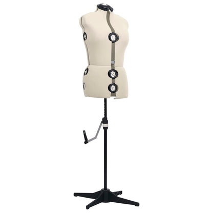 Manichino Femminile Regolabile Crema Taglia M 40-46