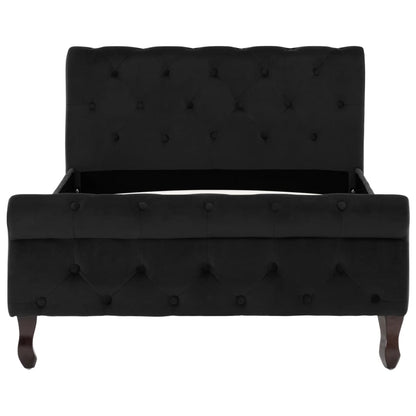 Giroletto Nero in Velluto 100x200 cm