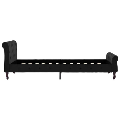 Giroletto Nero in Velluto 100x200 cm
