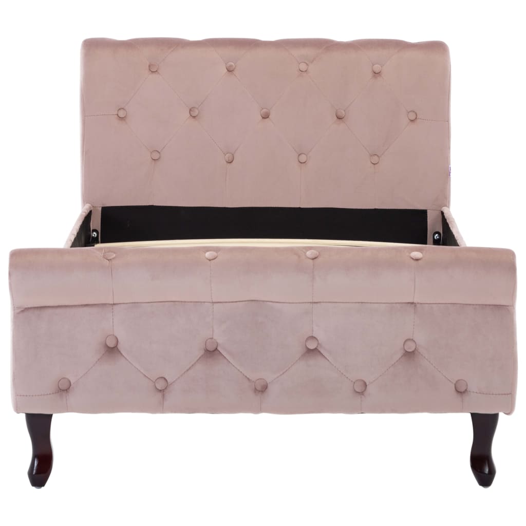 Giroletto Rosa in Velluto 90x200 cm