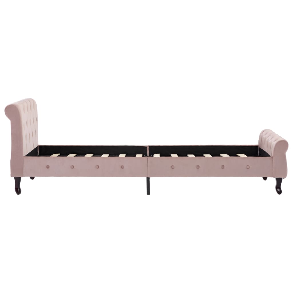 Giroletto Rosa in Velluto 90x200 cm