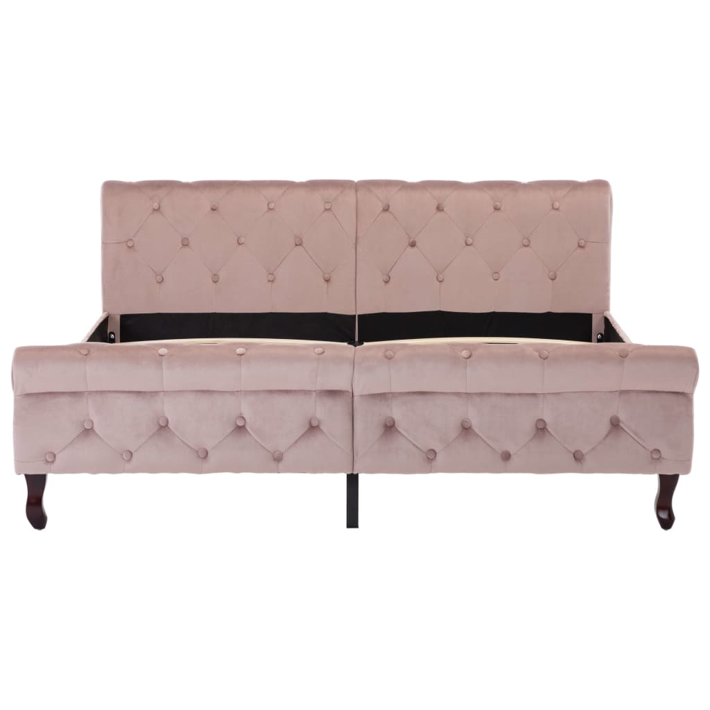 Giroletto Rosa in Velluto 160x200 cm