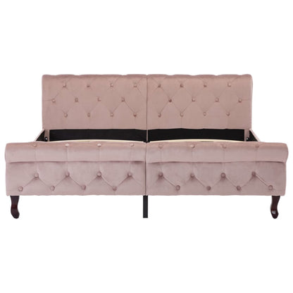 Giroletto Rosa in Velluto 160x200 cm
