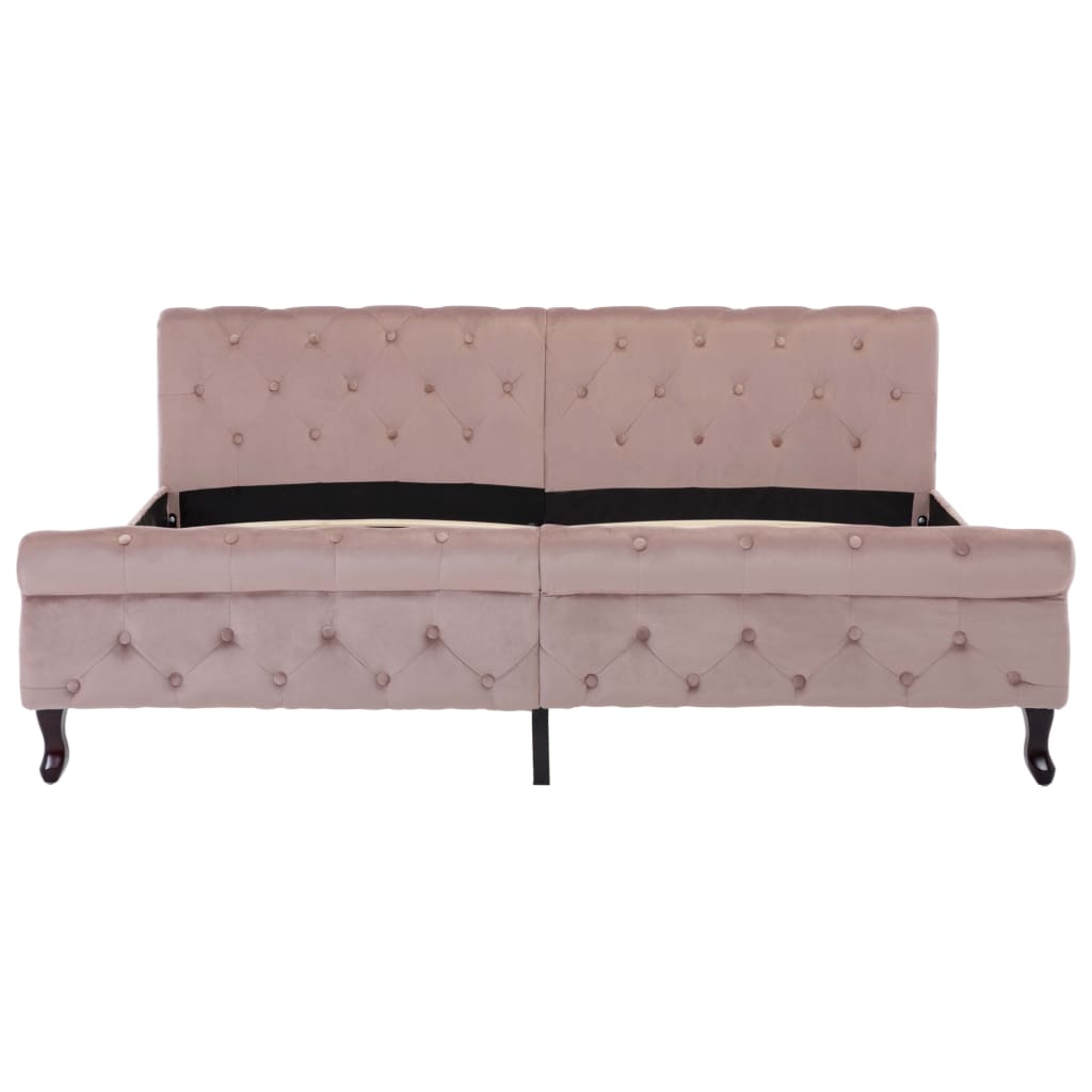 Giroletto Rosa in Velluto 180x200 cm