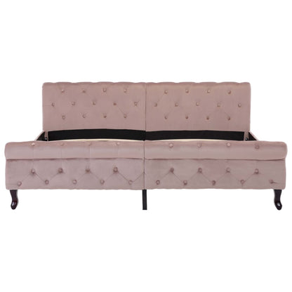 Giroletto Rosa in Velluto 180x200 cm