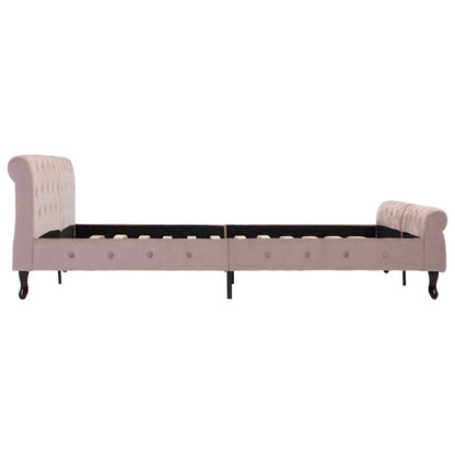Giroletto Rosa in Velluto 180x200 cm