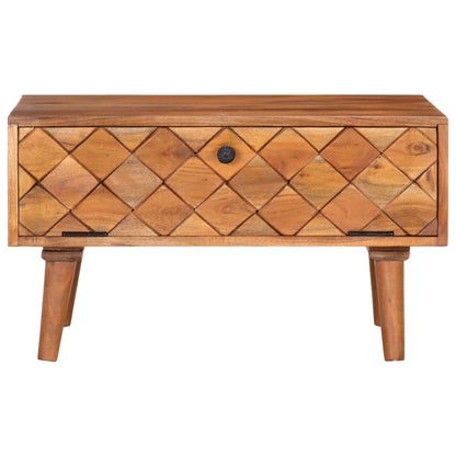 Tavolino da CaffÃ¨ 68x68x38 cm in Legno Massello di Acacia