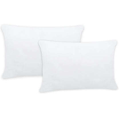 Imbottitura per Cuscini 2 pz 60x40 cm Bianco