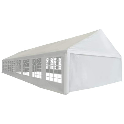 Tendone per Feste in PE 6x16 m Bianco