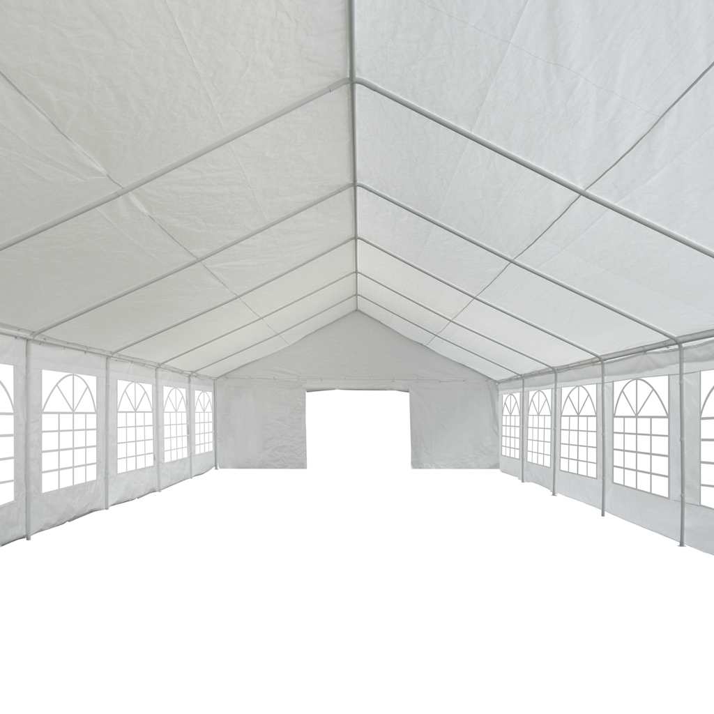 Tendone per Feste in PE 6x16 m Bianco