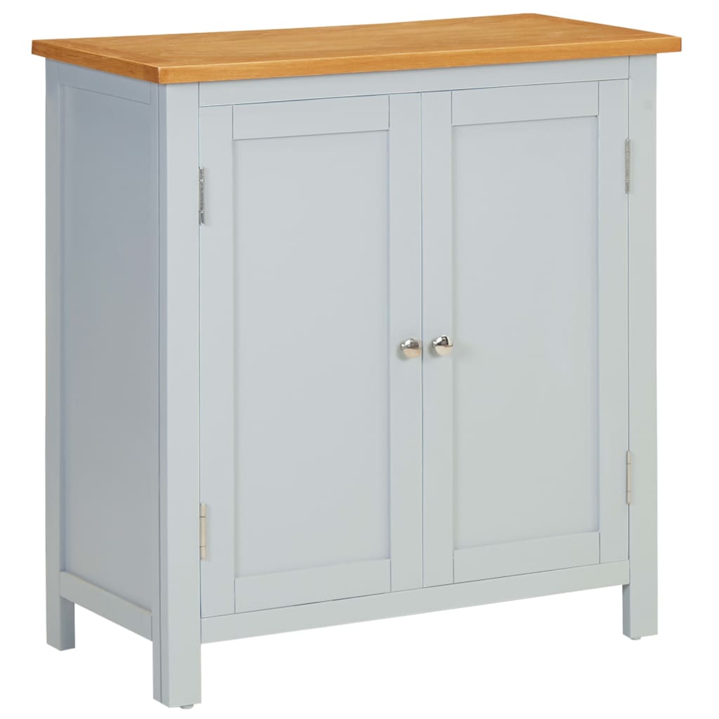 Credenza 70x35x75 cm in Legno Massello di Rovere