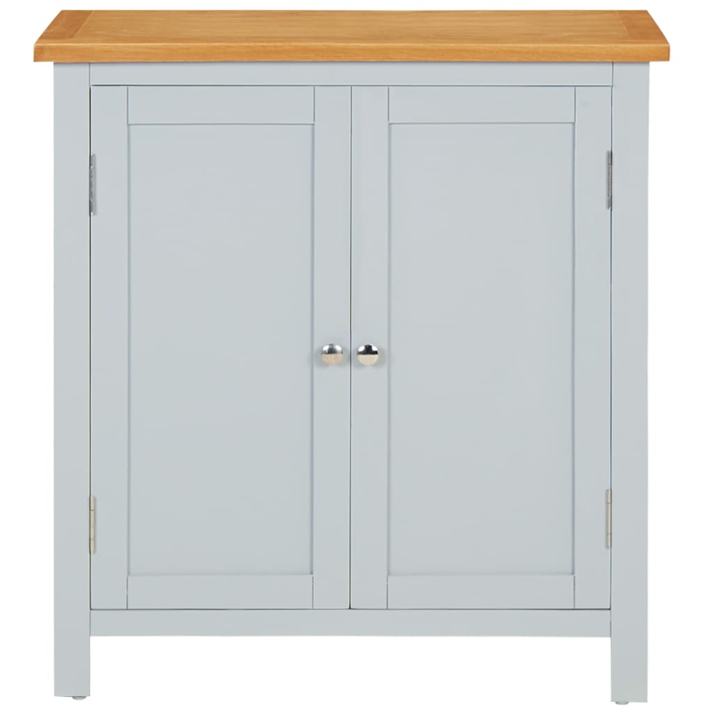Credenza 70x35x75 cm in Legno Massello di Rovere